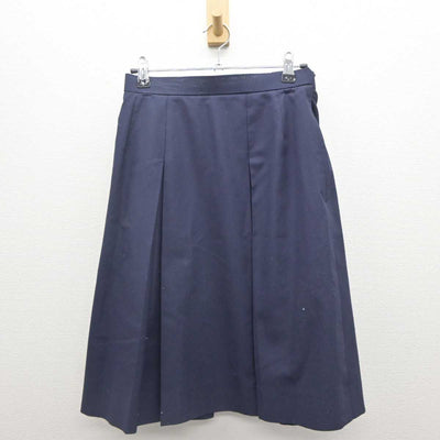 【中古】石川県 金沢二水高等学校 女子制服 2点 (ニット・スカート) sf062390