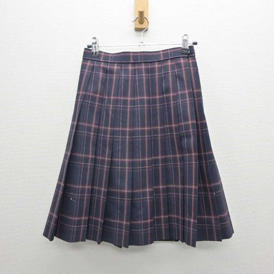 【中古】東京都 立川第六中学校 女子制服 2点 (ニットベスト・スカート) sf062392