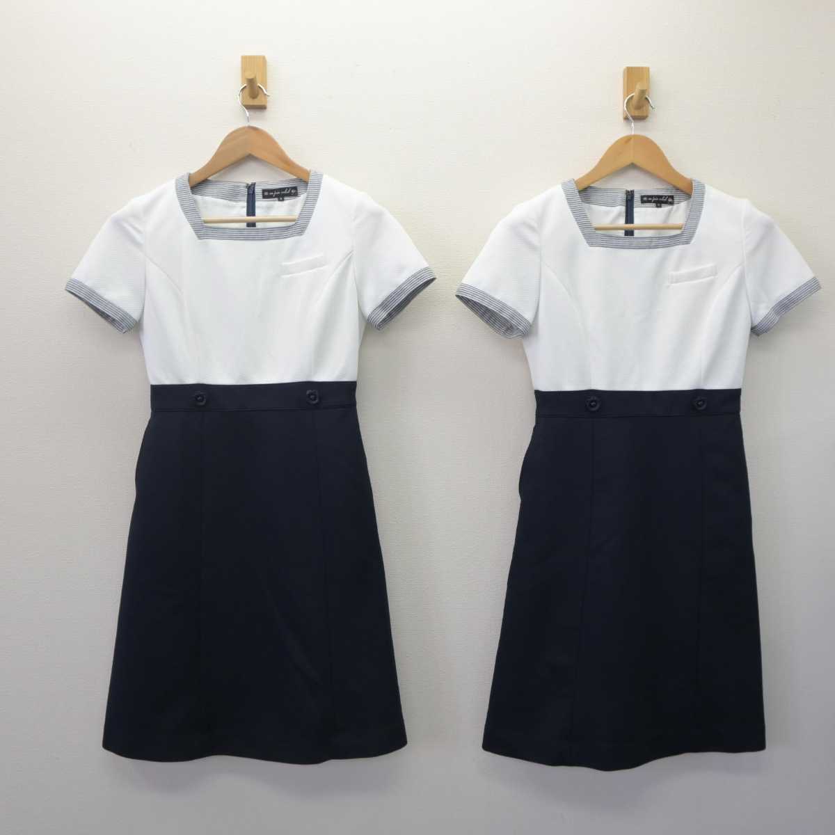 【中古】 大手総合商社受付 女子制服 2点 (ワンピース) sf062397