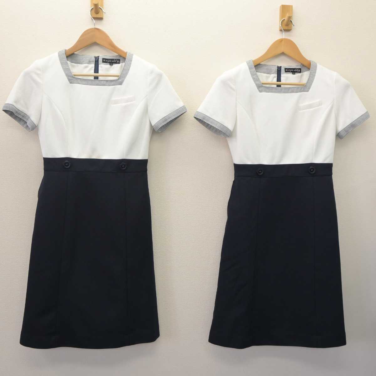 【中古】 大手総合商社受付 女子制服 2点 (ワンピース) sf062398