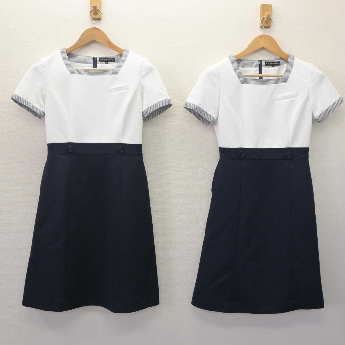 【中古】 大手総合商社受付 女子制服 2点 (ワンピース) sf062399