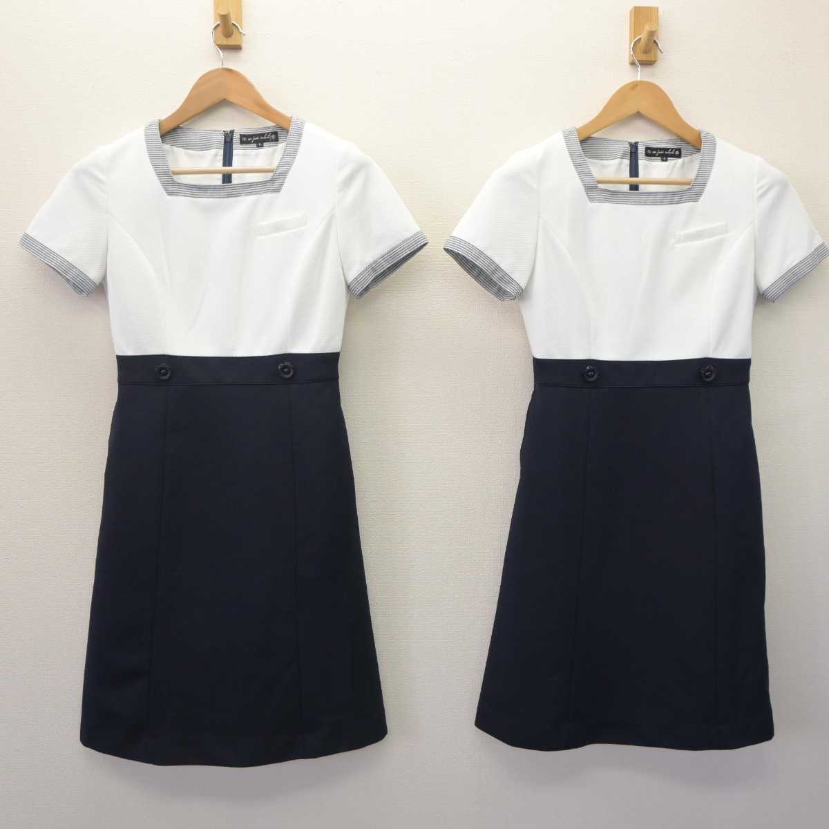 【中古】 大手総合商社受付 女子制服 2点 (ワンピース) sf062400