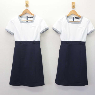 【中古】 大手総合商社受付 女子制服 2点 (ワンピース) sf062401