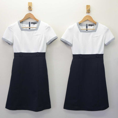 【中古】 大手総合商社受付 女子制服 2点 (ワンピース) sf062402