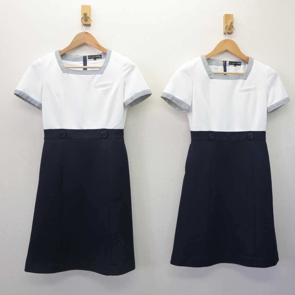 【中古】 大手総合商社受付 女子制服 2点 (ワンピース) sf062404