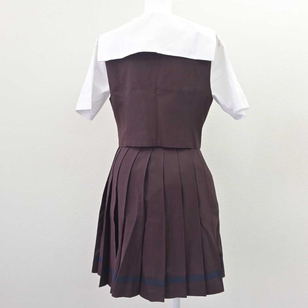 中古】群馬県 共愛学園高等学校 女子制服 3点 (ベスト・シャツ・スカート) sf062418 | 中古制服通販パレイド