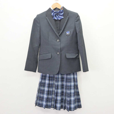 【中古】 日本ウェルネス高等学校 女子制服 3点 (ブレザー・スカート) sf062420