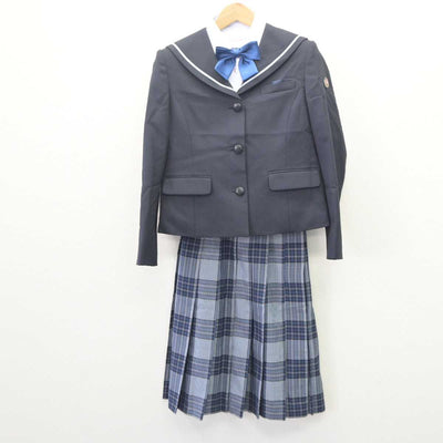 【中古】兵庫県 大庄中学校 女子制服 4点 (ブレザー・シャツ・スカート) sf062423