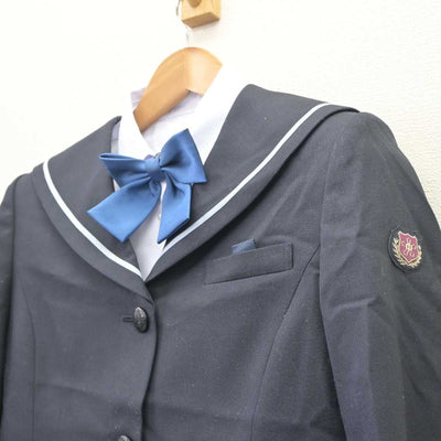 【中古】兵庫県 大庄中学校 女子制服 4点 (ブレザー・シャツ・スカート) sf062423