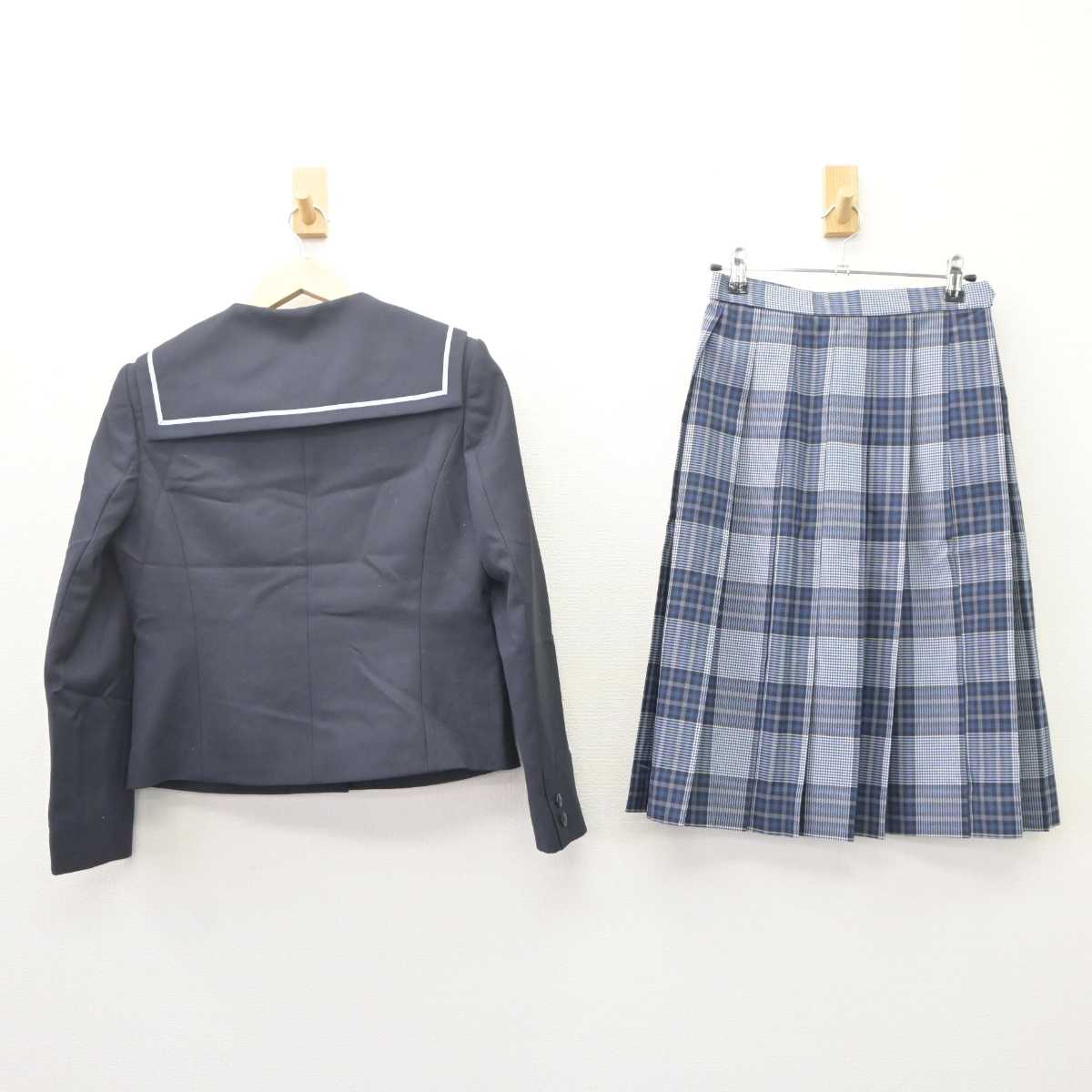 【中古】兵庫県 大庄中学校 女子制服 4点 (ブレザー・シャツ・スカート) sf062423