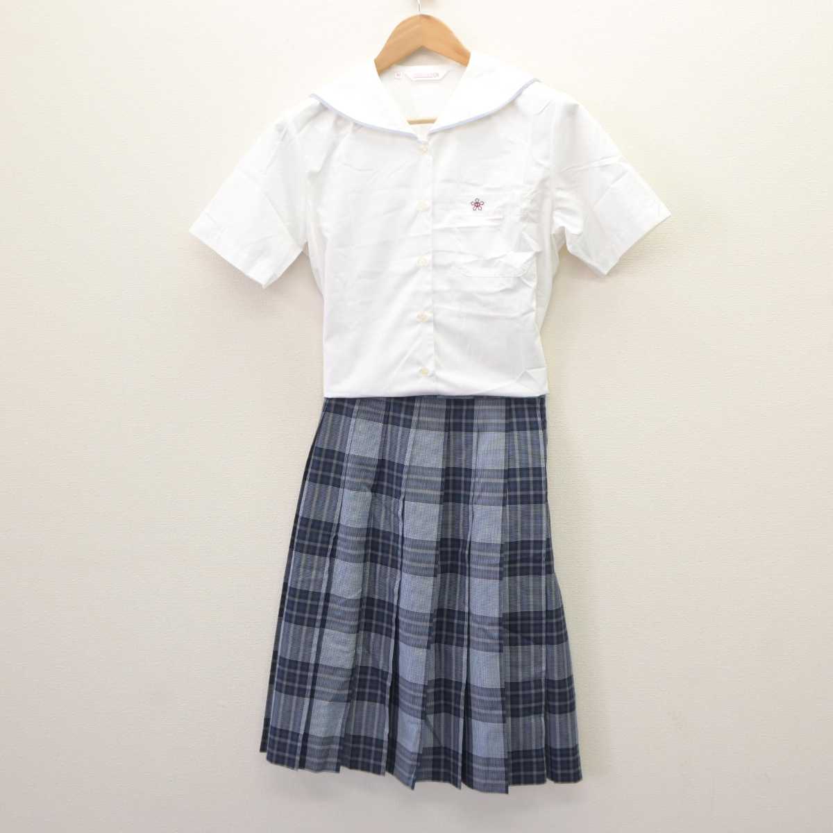 【中古】兵庫県 大庄中学校 女子制服 2点 (セーラー服・スカート) sf062424