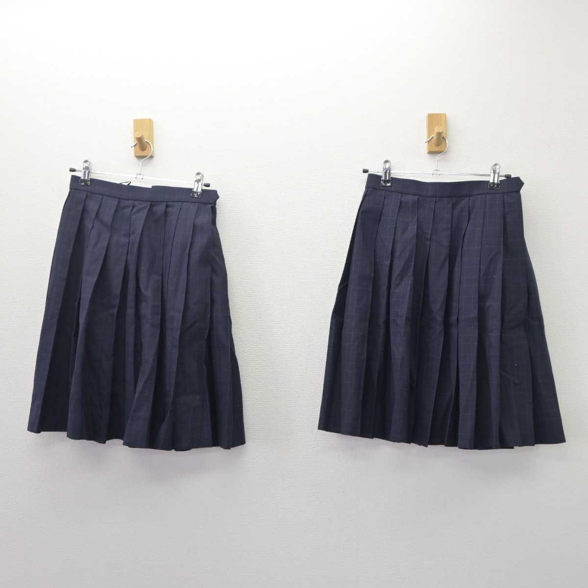 【中古】神奈川県 港北高等学校 女子制服 4点 (ブレザー・スカート・スカート) sf062429