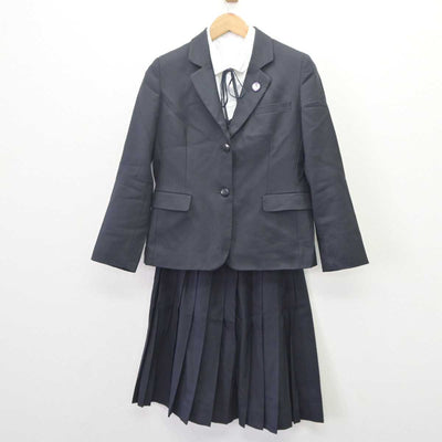 【中古】群馬県 太田女子高等学校 女子制服 6点 (ブレザー・ベスト・シャツ・スカート) sf062430