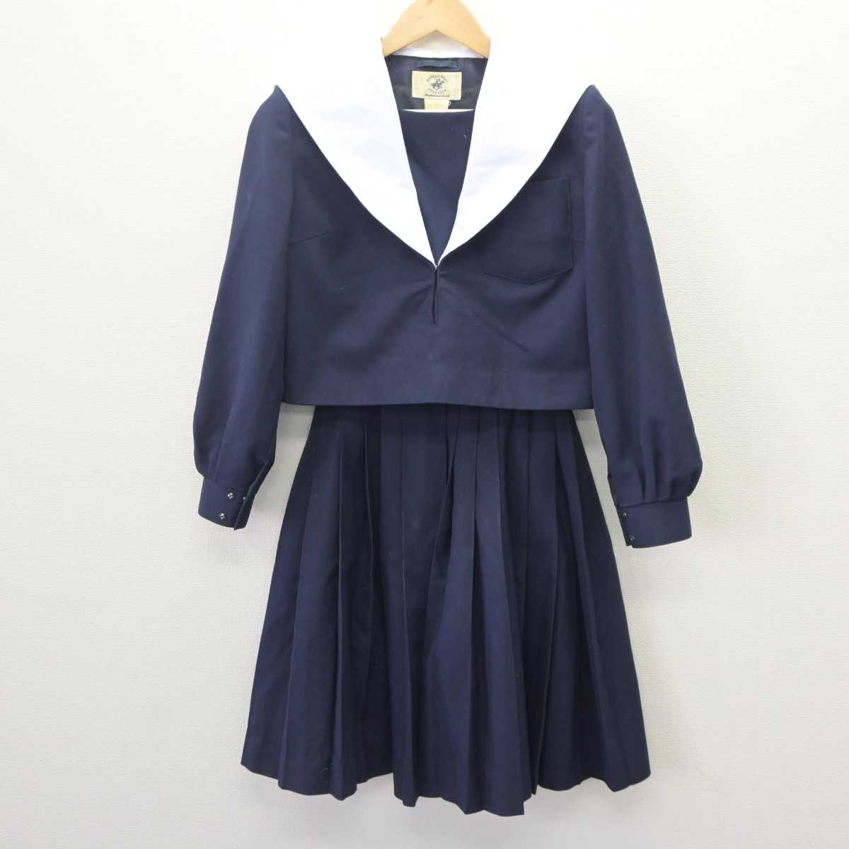 【中古】愛知県 甚目寺中学校 女子制服 2点 (セーラー服・スカート) sf062441