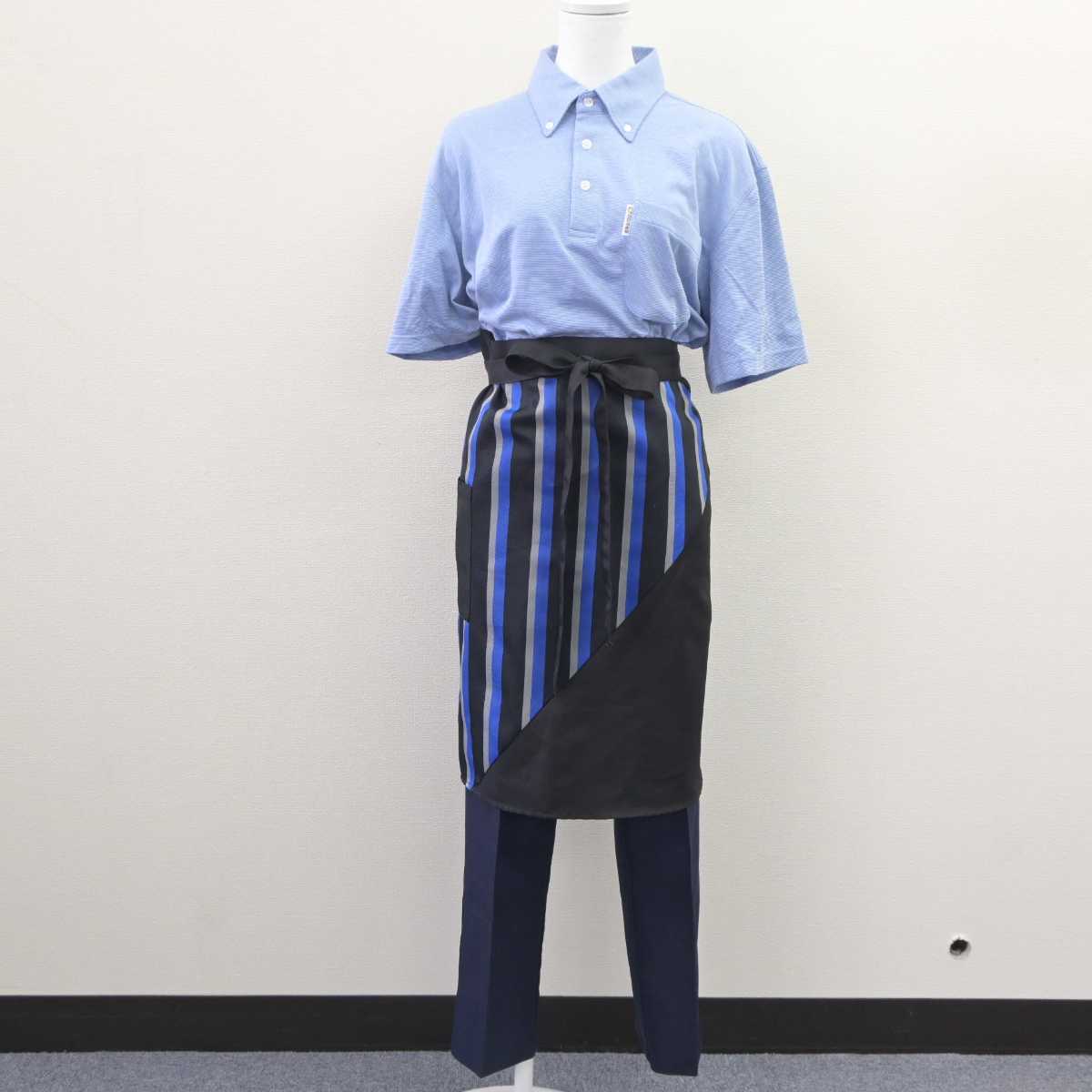 【中古】 カレーハウスCoCo壱番屋 女子制服 3点 (シャツ・ズボン・エプロン / サロン) sf062445