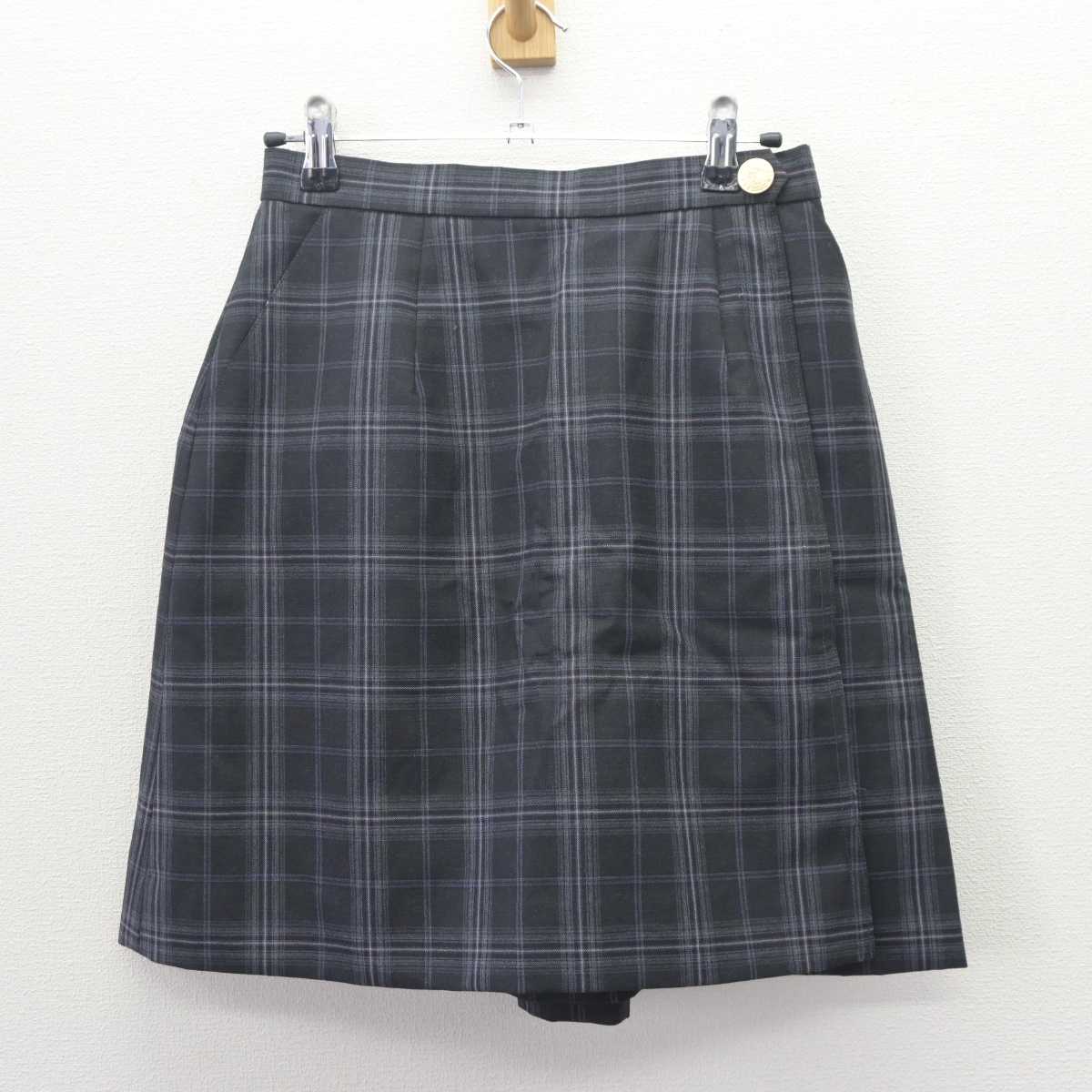 【中古】 さくら国際高等学校 女子制服 4点 (ニットベスト・シャツ・スカート) sf062450