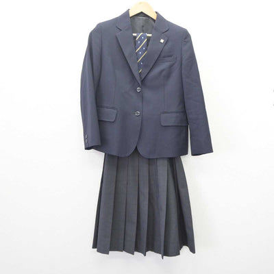 【中古】兵庫県 須磨学園高等学校 女子制服 3点 (ブレザー・スカート) sf062461