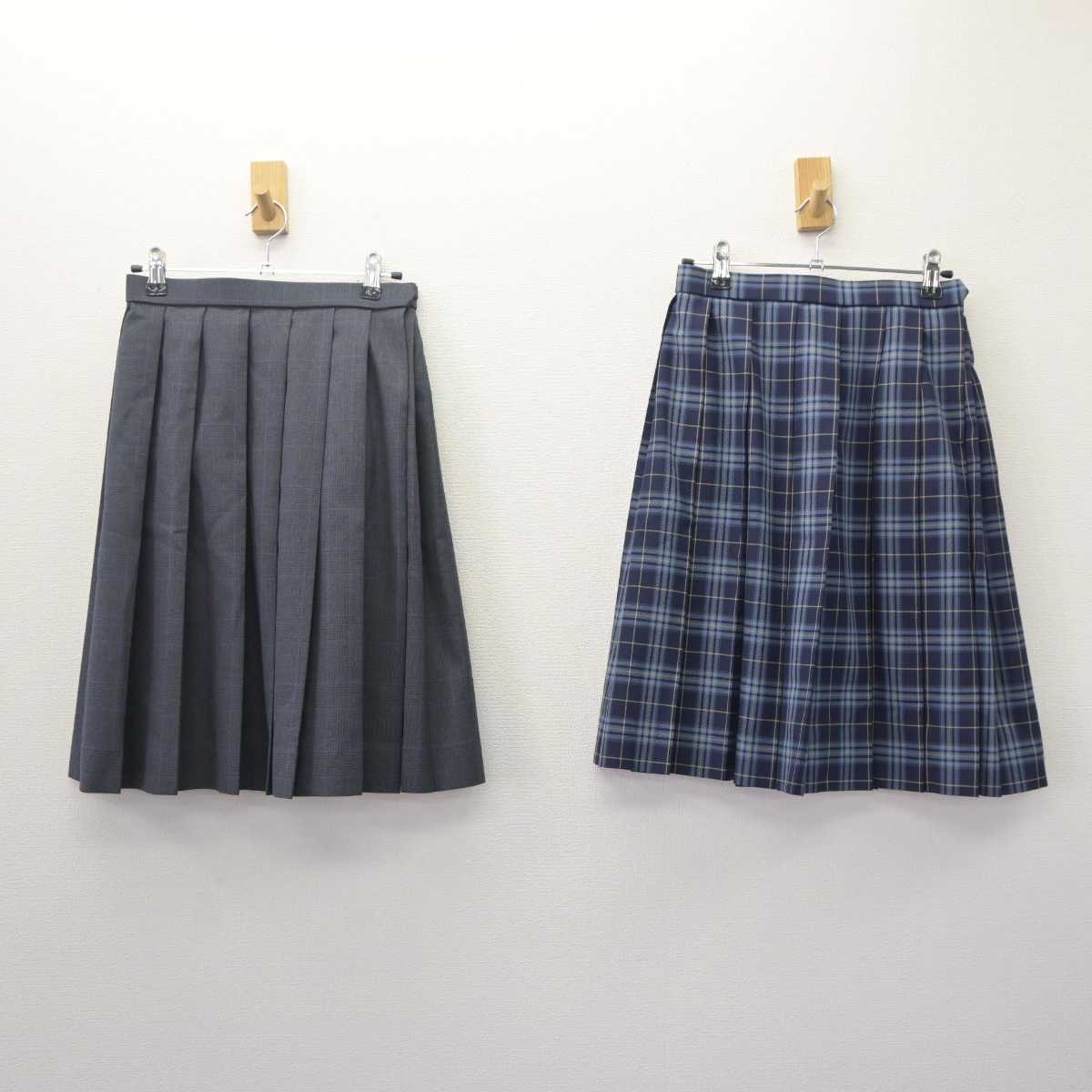 【中古】兵庫県 須磨学園高等学校 女子制服 2点 (スカート) sf062462