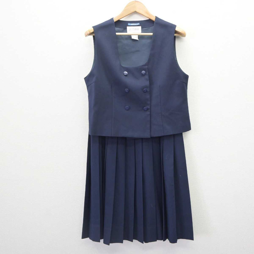 【中古】埼玉県 馬宮中学校 女子制服 3点 (ブレザー・ベスト・スカート) sf062464