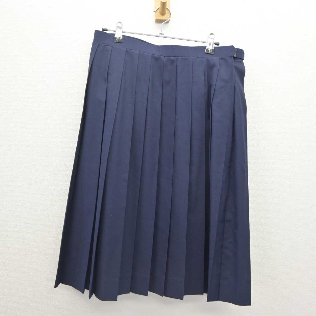 【中古】埼玉県 馬宮中学校 女子制服 2点 (ベスト・スカート) sf062465