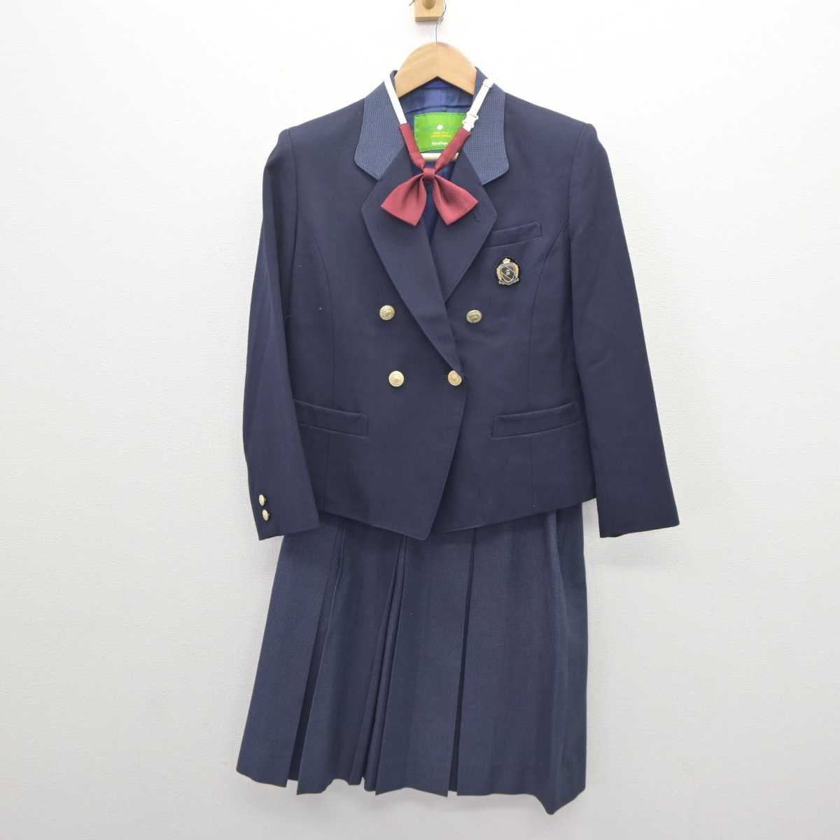 【中古】兵庫県 尼崎高等学校 女子制服 3点 (ブレザー・スカート) sf062476