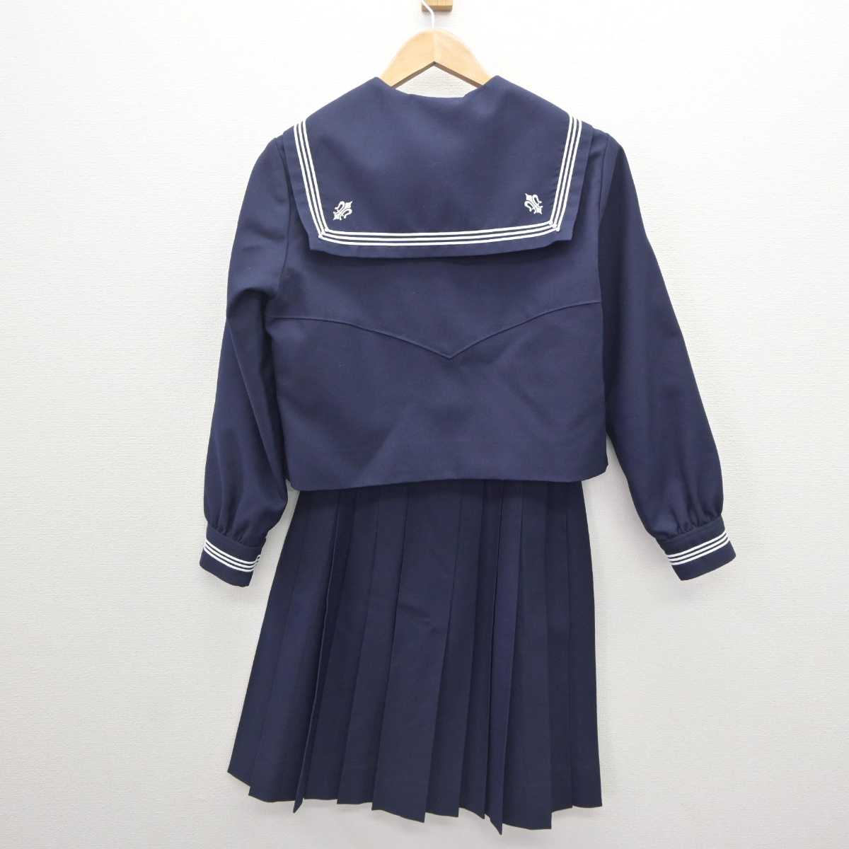 【中古】東京都 白百合学園高等学校 女子制服 2点 (セーラー服・スカート) sf062487