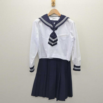 【中古】東京都 白百合学園高等学校 女子制服 3点 (セーラー服・スカート) sf062488