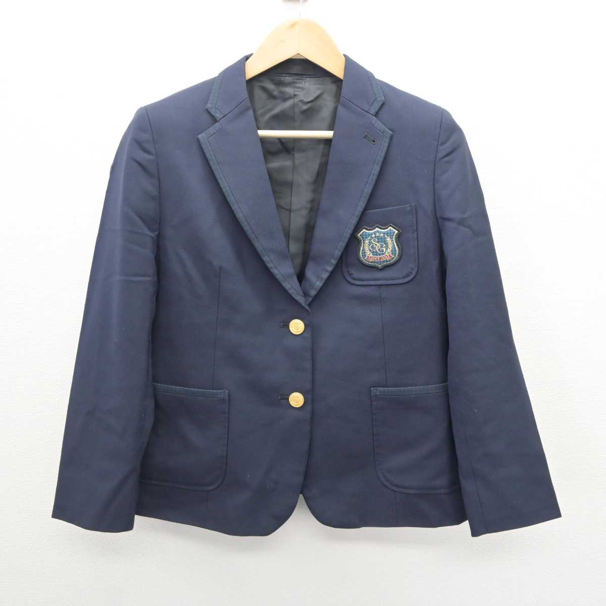 【中古】兵庫県 園田学園高等学校 女子制服 2点 (ブレザー・スカート) sf062491