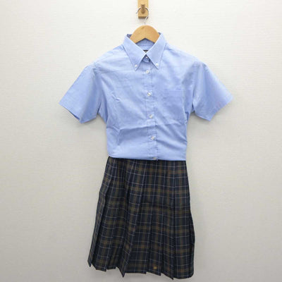 【中古】兵庫県 園田学園高等学校 女子制服 3点 (シャツ・スカート) sf062492