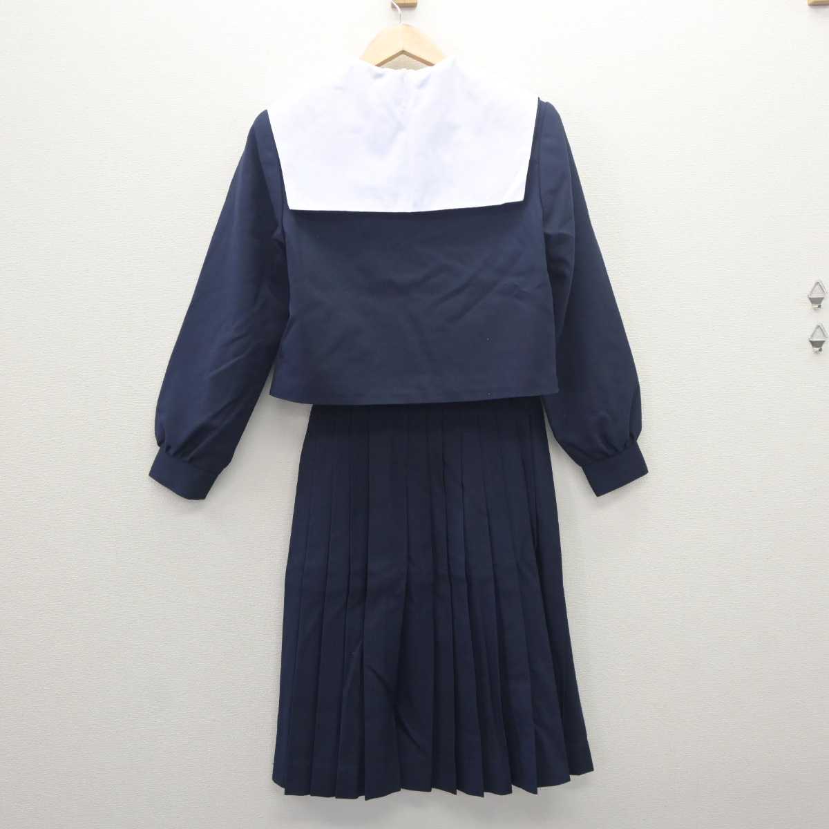 【中古】愛知県 天神山中学校 女子制服 3点 (セーラー服・セーラー服・スカート) sf062507