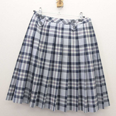 【中古】愛知県 同朋高等学校 女子制服 3点 (ニットベスト・シャツ・スカート) sf062509