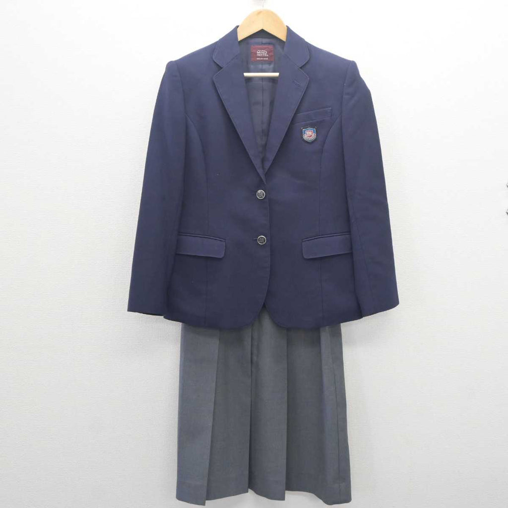 【中古】兵庫県 伊川谷北高等学校 女子制服 2点 (ブレザー・スカート 