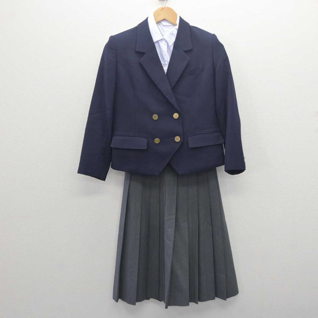 【中古】兵庫県 舞子中学校 女子制服 3点 (ブレザー・シャツ・スカート) sf062515 | 中古制服通販パレイド