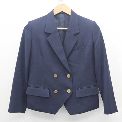 【中古】兵庫県 舞子中学校 女子制服 3点 (ブレザー・シャツ・スカート) sf062515