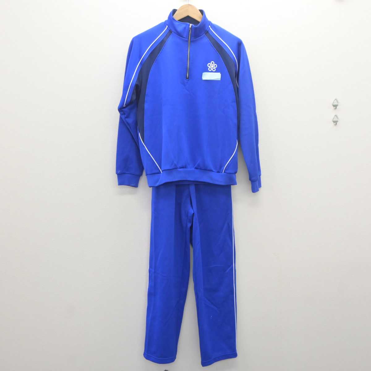 【中古】茨城県 大野中学校 女子制服 3点 (ジャージ 上・ジャージ 下・体操服 下) sf062532