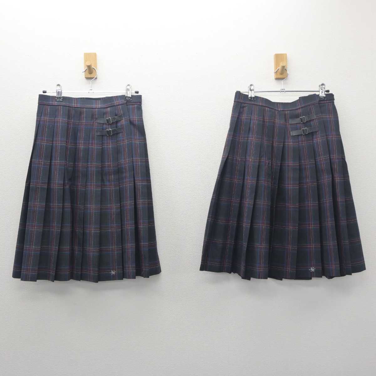 【中古】京都府 園部高等学校 女子制服 3点 (ブレザー・スカート) sf062533