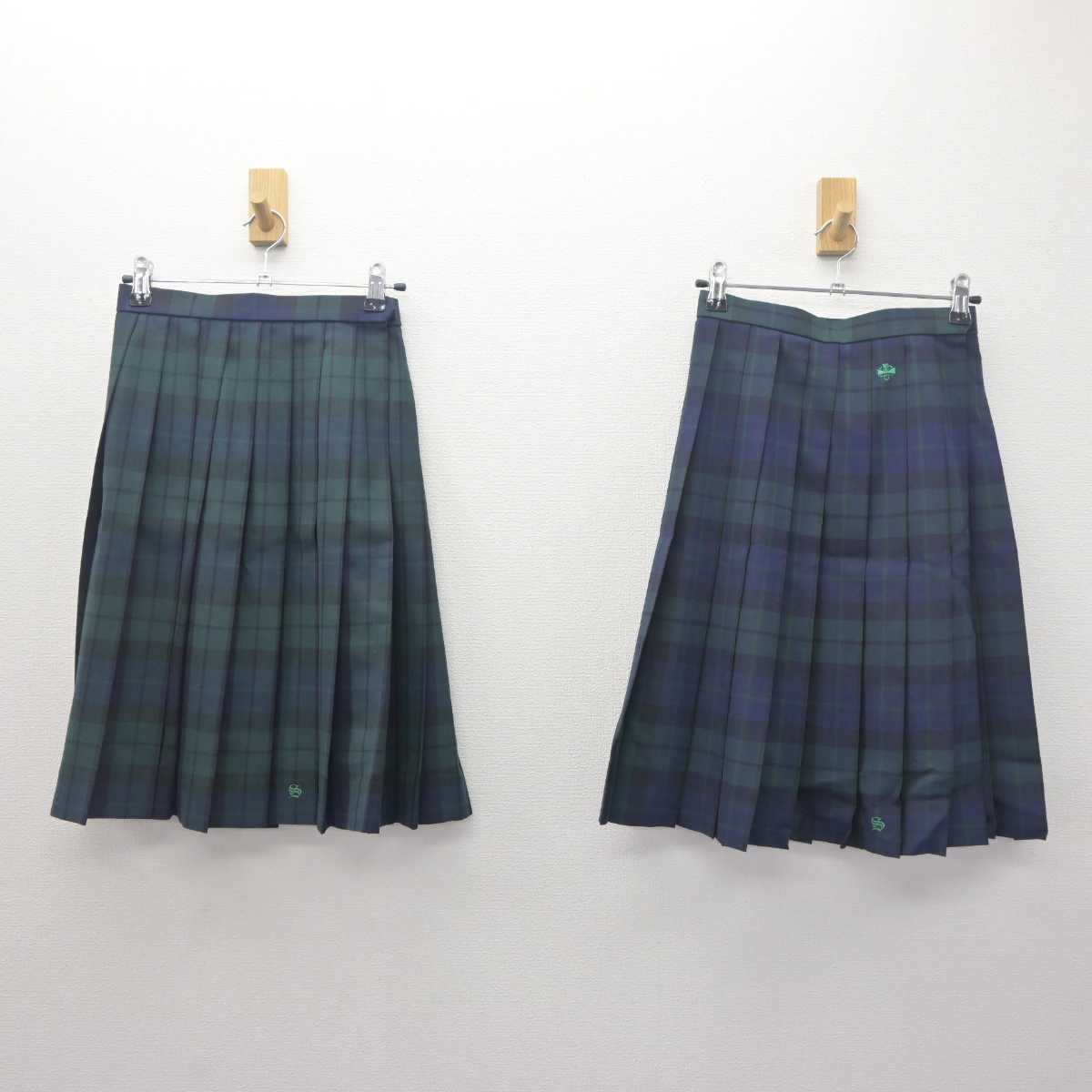 【中古】京都府 園部高等学校 女子制服 4点 (ブレザー・スカート) sf062535