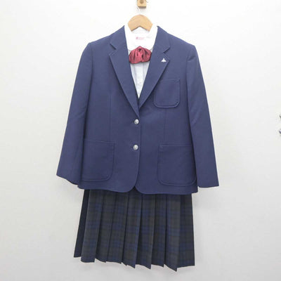 【中古】千葉県 四街道北中学校 女子制服 6点 (ブレザー・ベスト・シャツ・スカート) sf062537