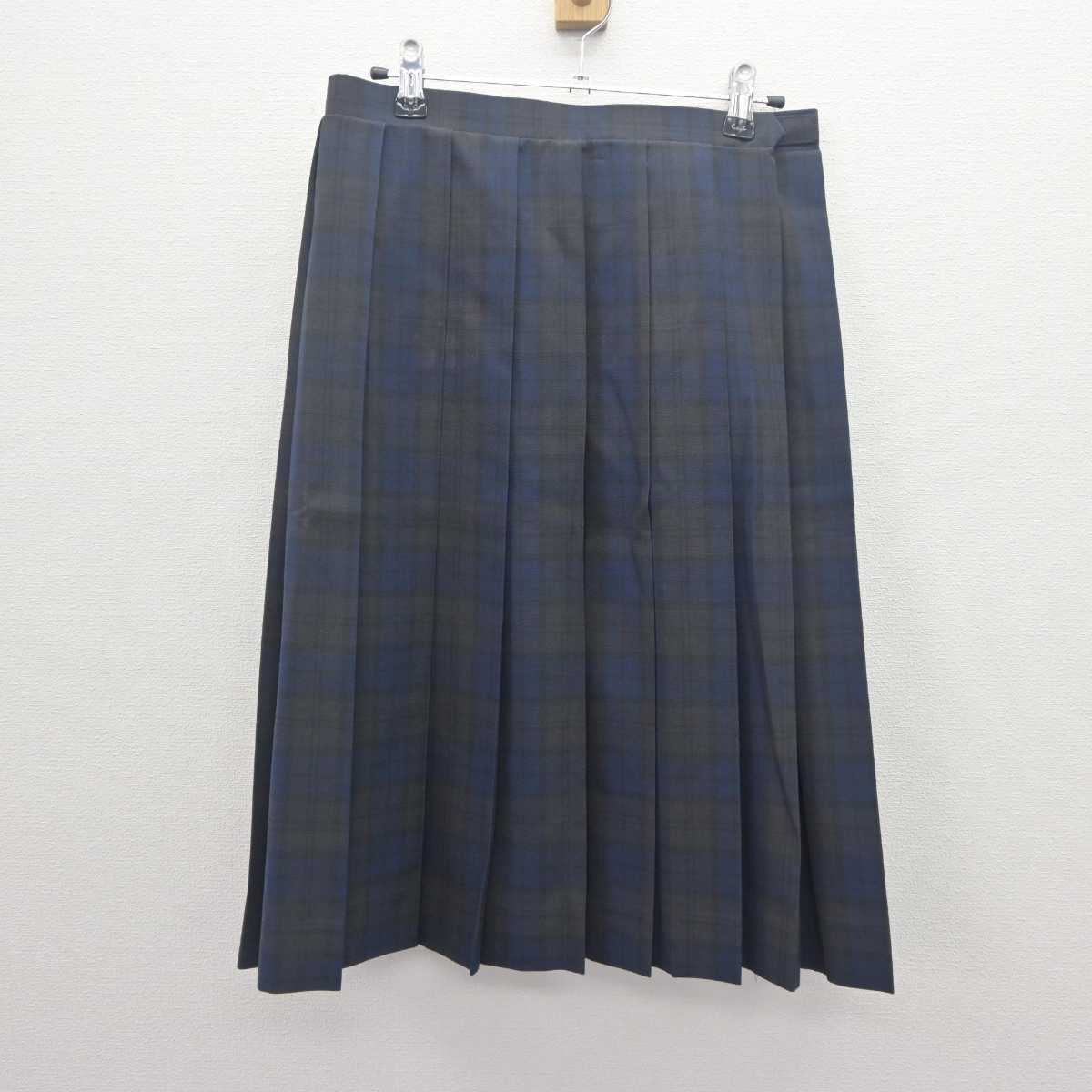 【中古】千葉県 四街道北中学校 女子制服 3点 (ベスト・シャツ・スカート) sf062538