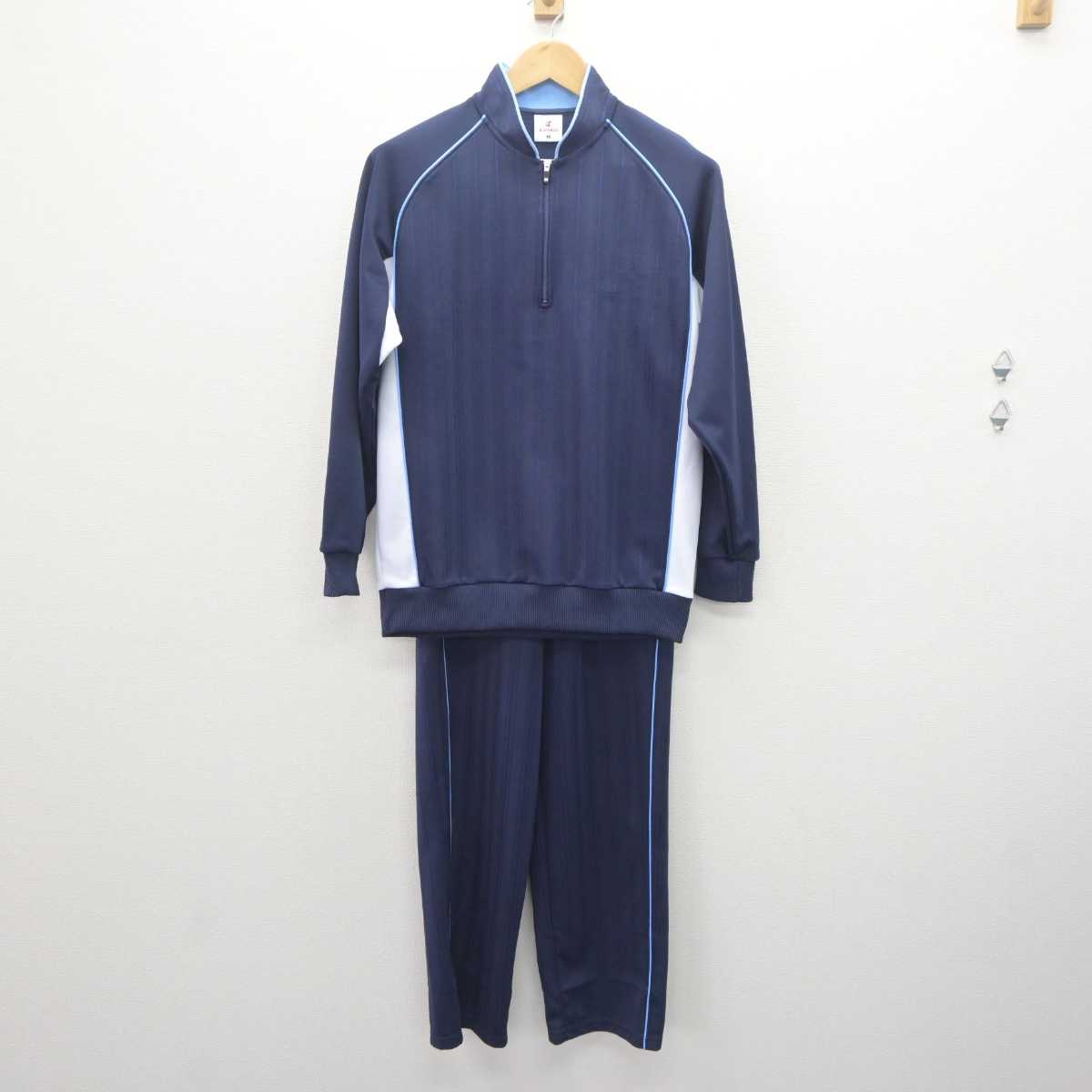 【中古】千葉県 四街道北中学校 女子制服 2点 (ジャージ 上・ジャージ 下) sf062539