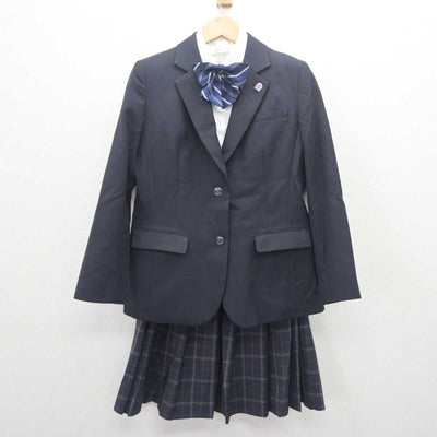 【中古】大阪府 藍野高等学校 女子制服 6点 (ブレザー・シャツ・スカート) sf062543