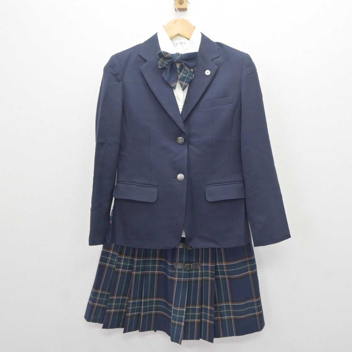 【中古】宮城県 仙台南高等学校 女子制服 5点 (ブレザー・シャツ・スカート) sf062546