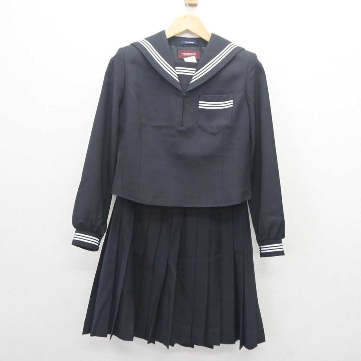A491/T(中古)新潟県 加茂農林高校 女子制服4点 /170A/W66