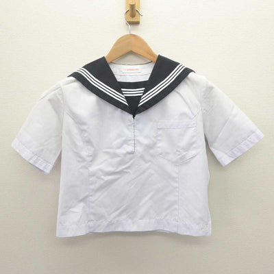 【中古】新潟県 加茂高等学校 女子制服 2点 (ニット・セーラー服) sf062559