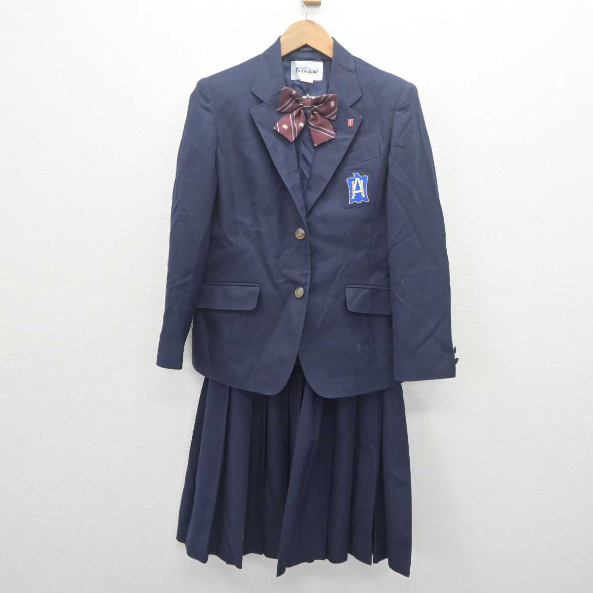 【中古】東京都 足立第十一中学校 女子制服 5点 (ブレザー・スカート) sf062562