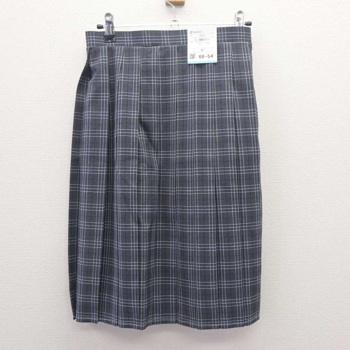 【中古】東京都 西池袋中学校 女子制服 2点 (ニットベスト・スカート) sf062580