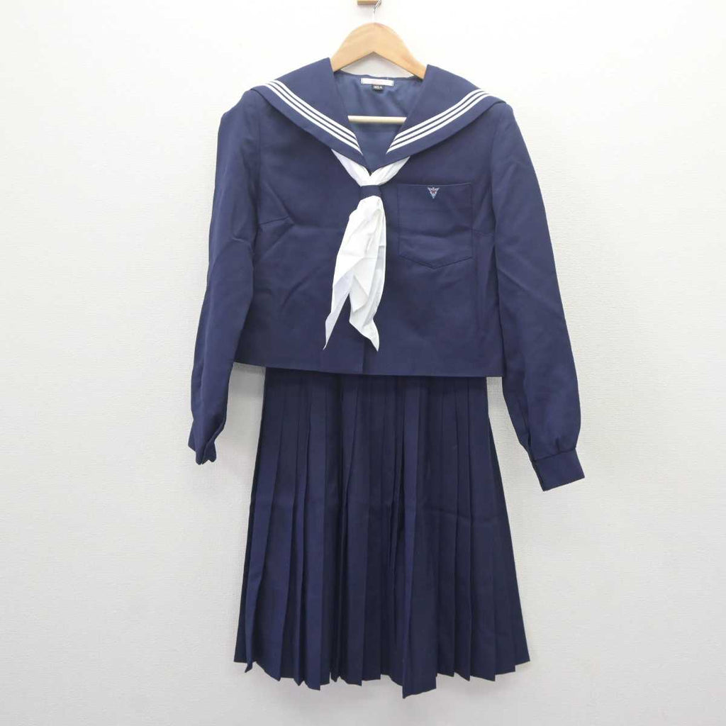 中古】和歌山県 和歌山商業高等学校 女子制服 2点 (セーラー服・スカート) sf062593 | 中古制服通販パレイド