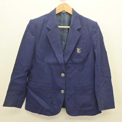 【中古】鹿児島県 武岡台高等学校 女子制服 2点 (ブレザー・ベスト) sf062600