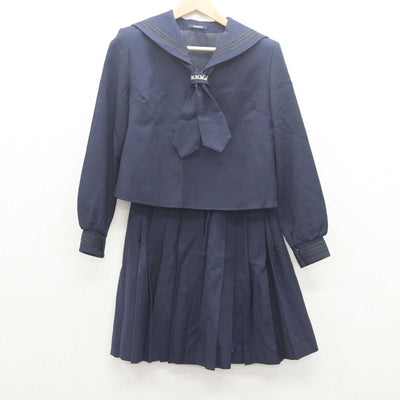 【中古】埼玉県 市立浦和高等学校 女子制服 3点 (セーラー服・スカート) sf062620