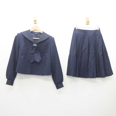 【中古】埼玉県 市立浦和高等学校 女子制服 3点 (セーラー服・スカート) sf062620